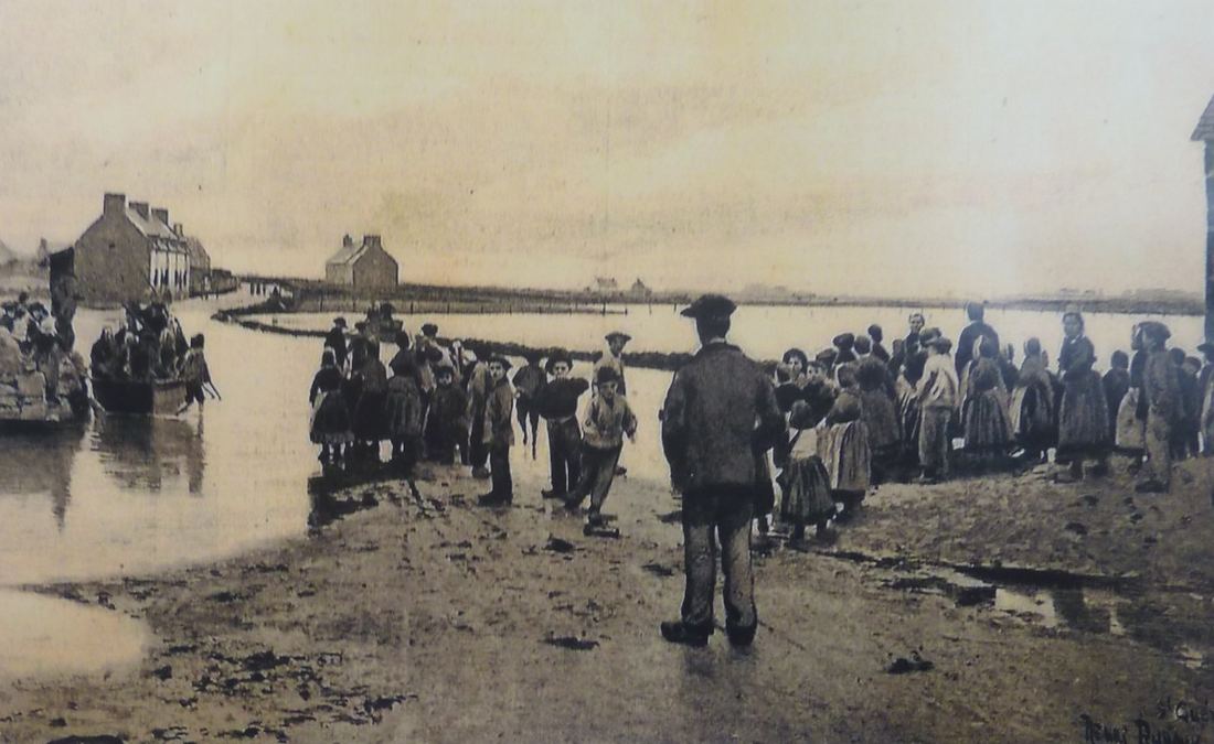 Le raz-de-marée de la nuit du 1er au 2 février 1904 à Saint-Guénolé.