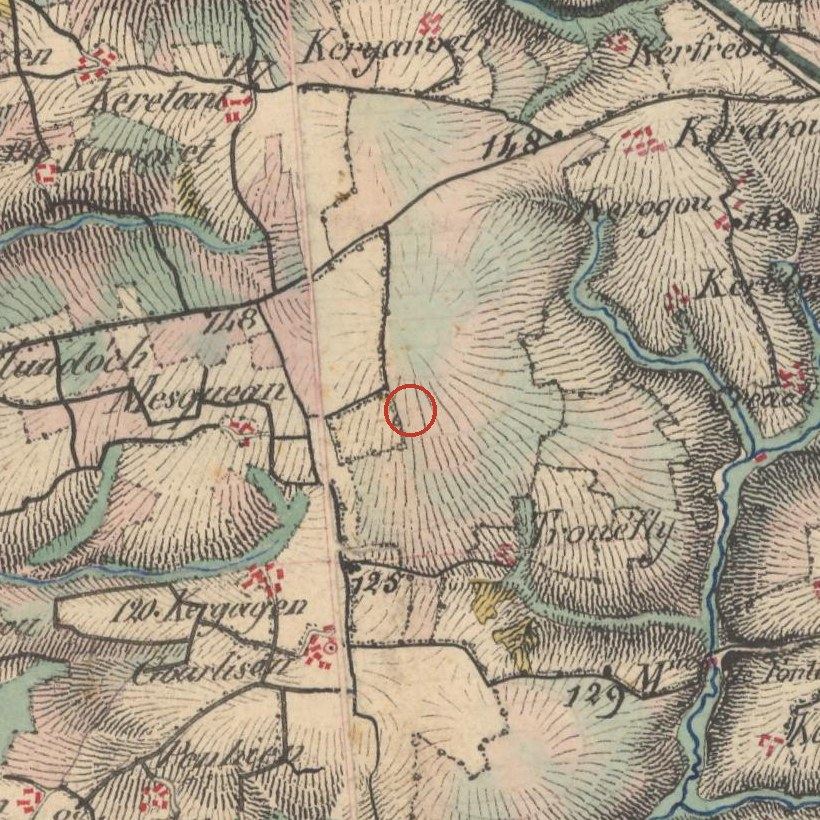Carte d'état-major 1820-1866, Mesquean