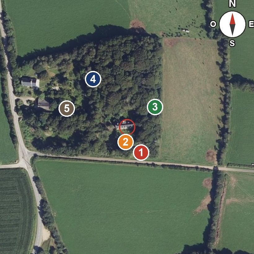 Plan de plantation du jardin